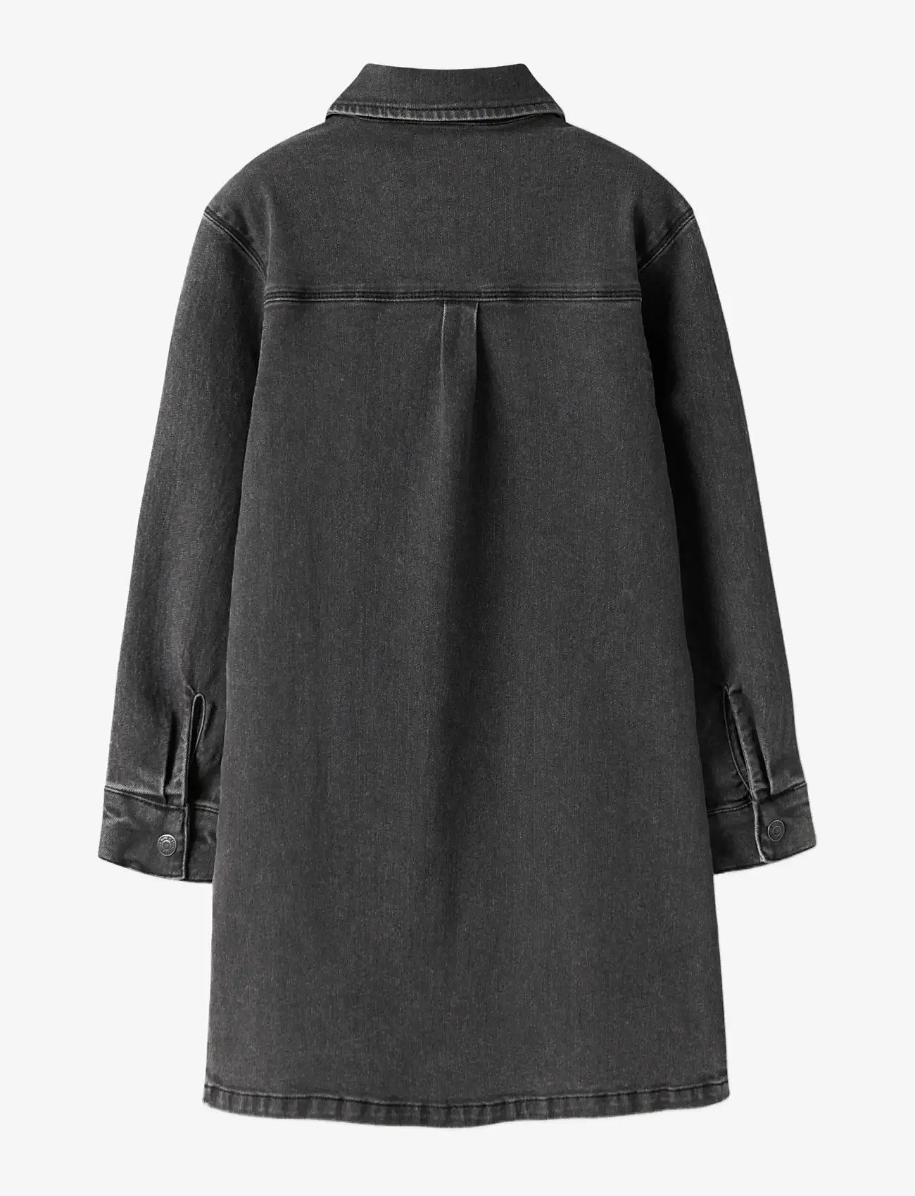 name it - NKFJEANNIE LS DNM DRESS 2133-FT B - langärmelige freizeitkleider - medium grey denim - 2