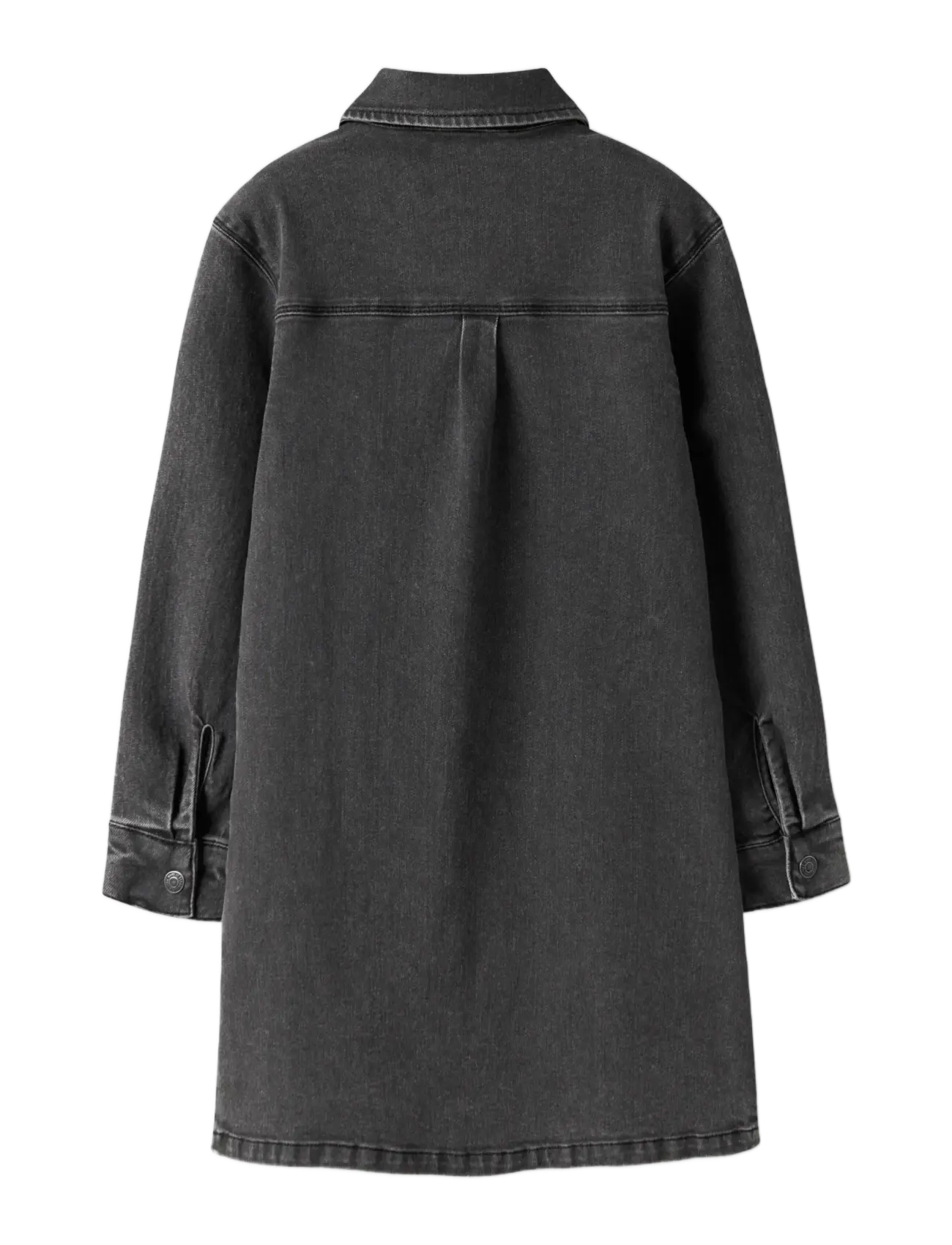 name it - NKFJEANNIE LS DNM DRESS 2133-FT B - langermede hverdagskjoler - medium grey denim - 2