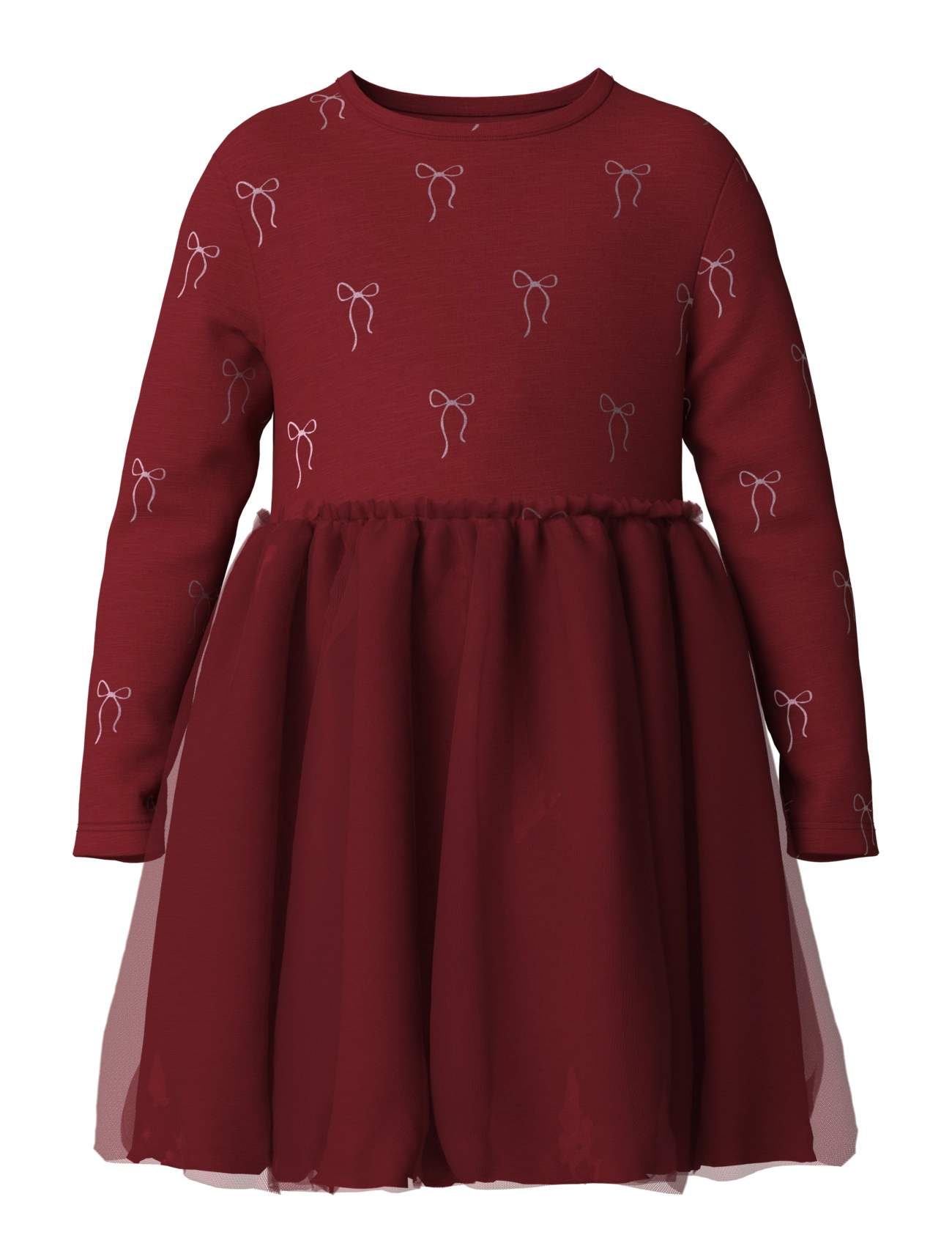name it NMFRI LS DRESS - Tøj - RED DAHLIA / red