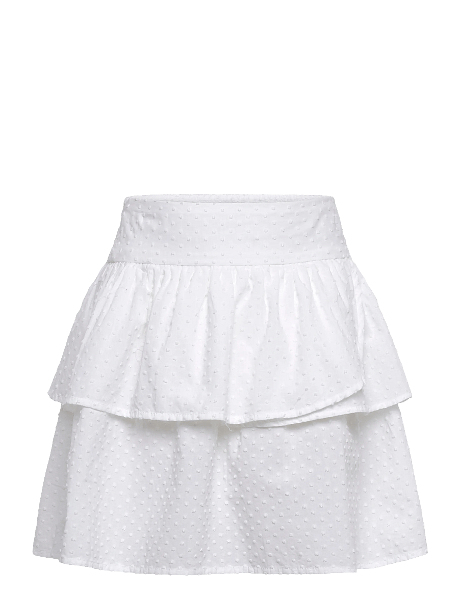 name it - NKFJUSA SKIRT PB - korte nederdele - bright white - 0
