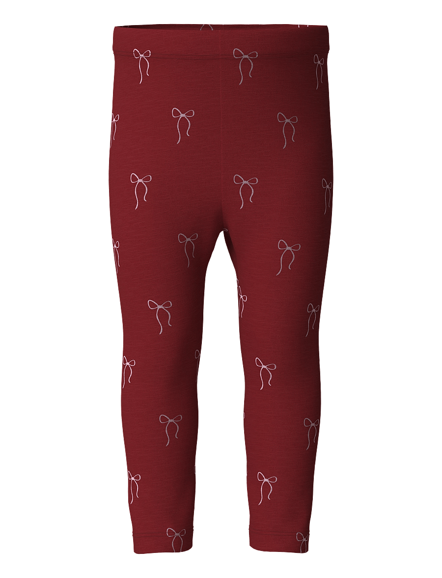 name it - NMFRI LEGGING - shop efter alder - red dahlia - 0