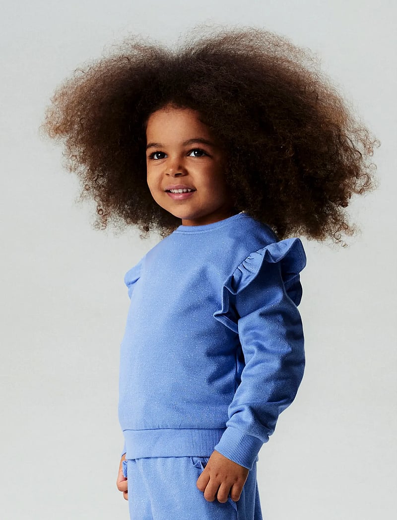 name it - NMFTILDE LS NREG SWE UNB PB - sweatshirts - persian jewel - 0