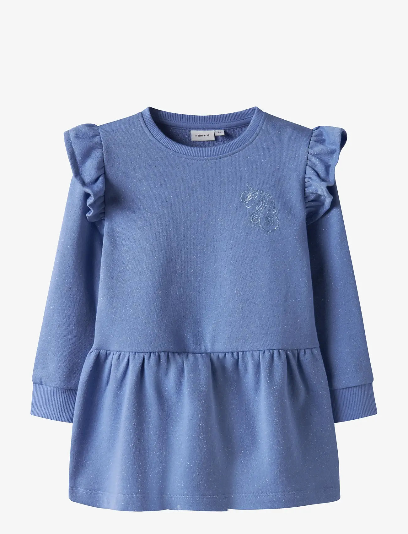 name it - NMFTILDE NREG SWE DRESS UNB PB - pikkade varrukatega vabaaja kleidid - persian jewel - 0