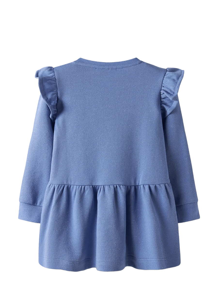 name it - NMFTILDE NREG SWE DRESS UNB PB - langärmelige freizeitkleider - persian jewel - 1