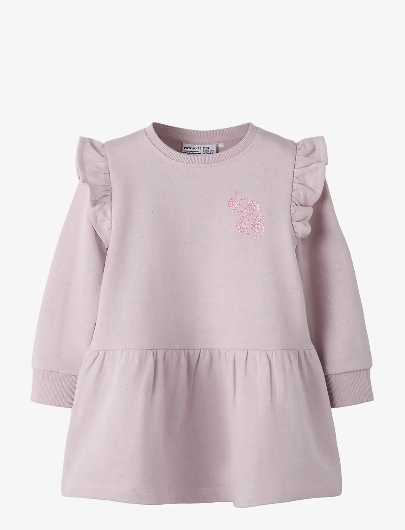 name it - NMFTILDE NREG SWE DRESS UNB PB - langærmede hverdagskjoler - tender touch - 0