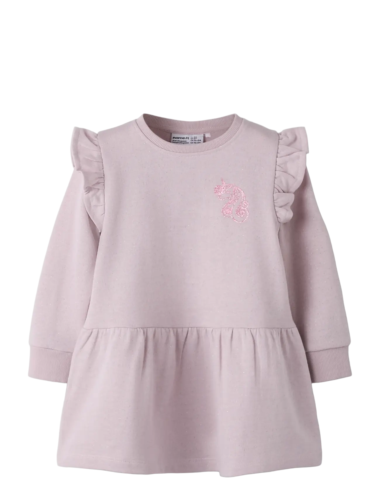 name it NMFTILDE NREG SWE DRESS UNB PB - Riided - TENDER TOUCH / pink/rose