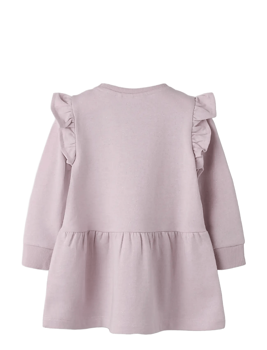 name it - NMFTILDE NREG SWE DRESS UNB PB - laisvalaikio suknelės ilgomis rankovėmis - tender touch - 1