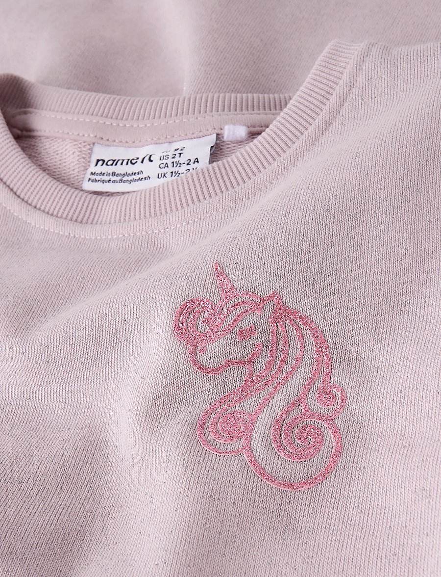 name it - NMFTILDE NREG SWE DRESS UNB PB - laisvalaikio suknelės ilgomis rankovėmis - tender touch - 2