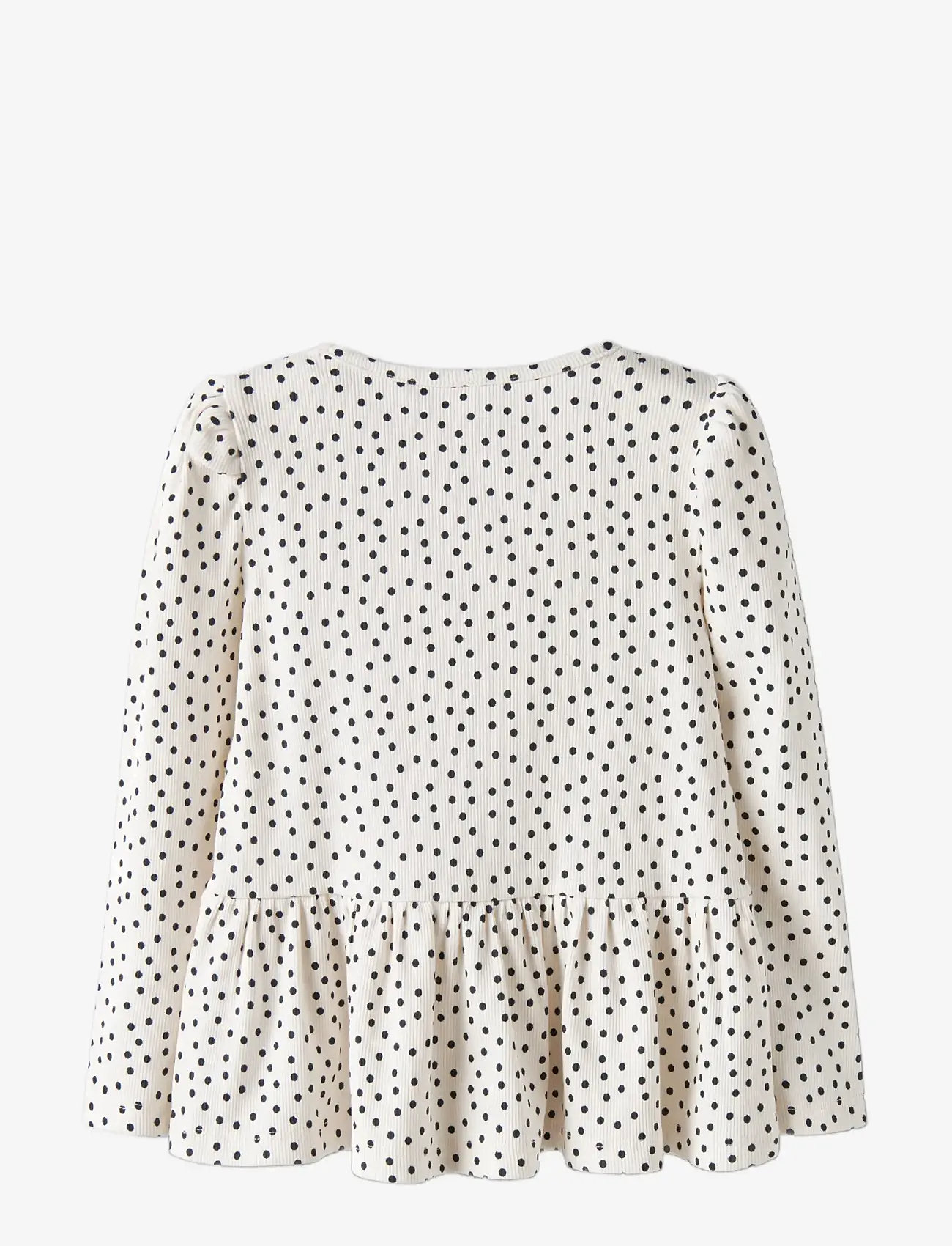 name it - NMFTENNA LS TOP PB - långärmade t-shirts - gardenia - 1