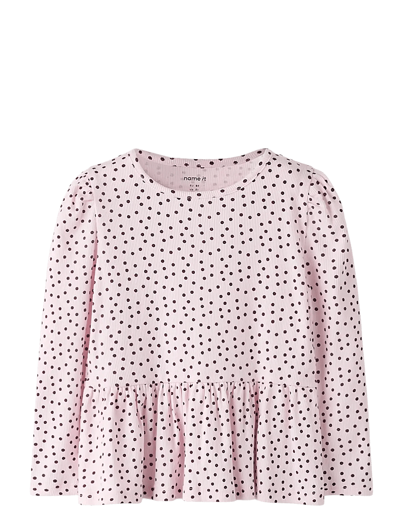 name it - NMFTENNA LS TOP PB - långärmade t-shirts - tender touch - 0