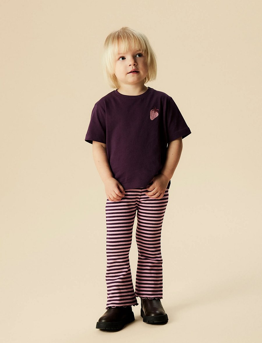 name it - NMFBENSA BOOTCUT LEGGING PB - leggings - blackberry wine - 5