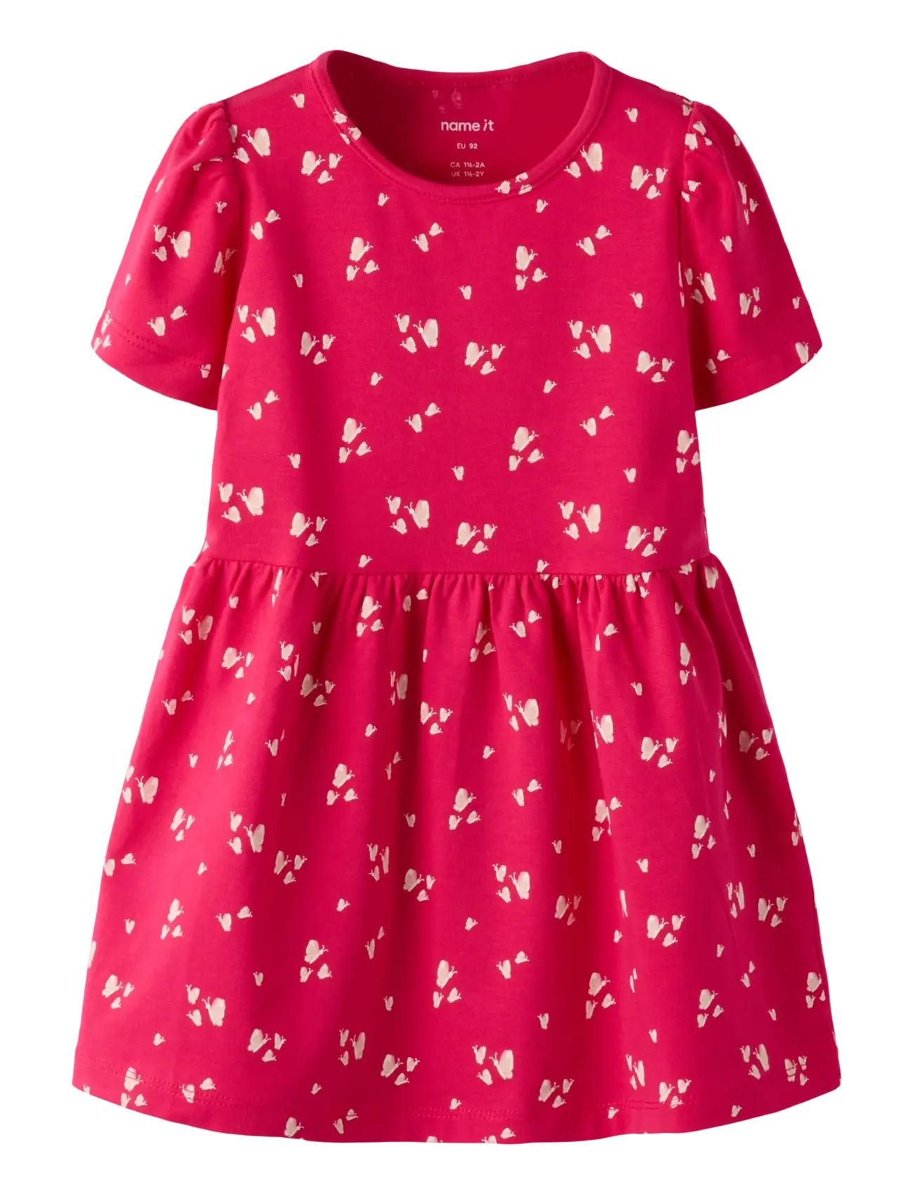 name it NMFFILLA SS DRESS BOX  PB - name it - LOVE POTION / pink/rose