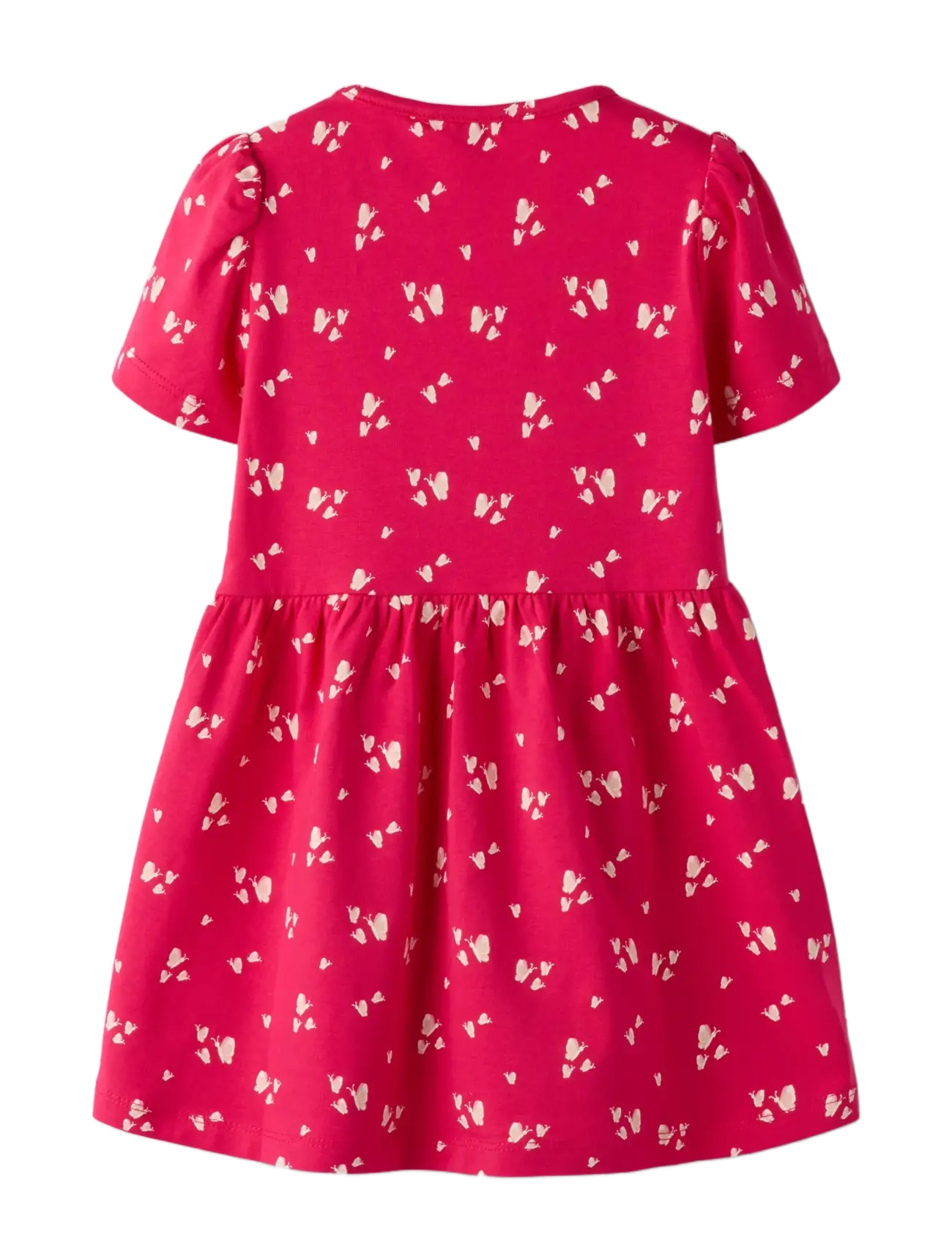 name it - NMFFILLA SS DRESS BOX  PB - short-sleeved baby dresses - love potion - 1