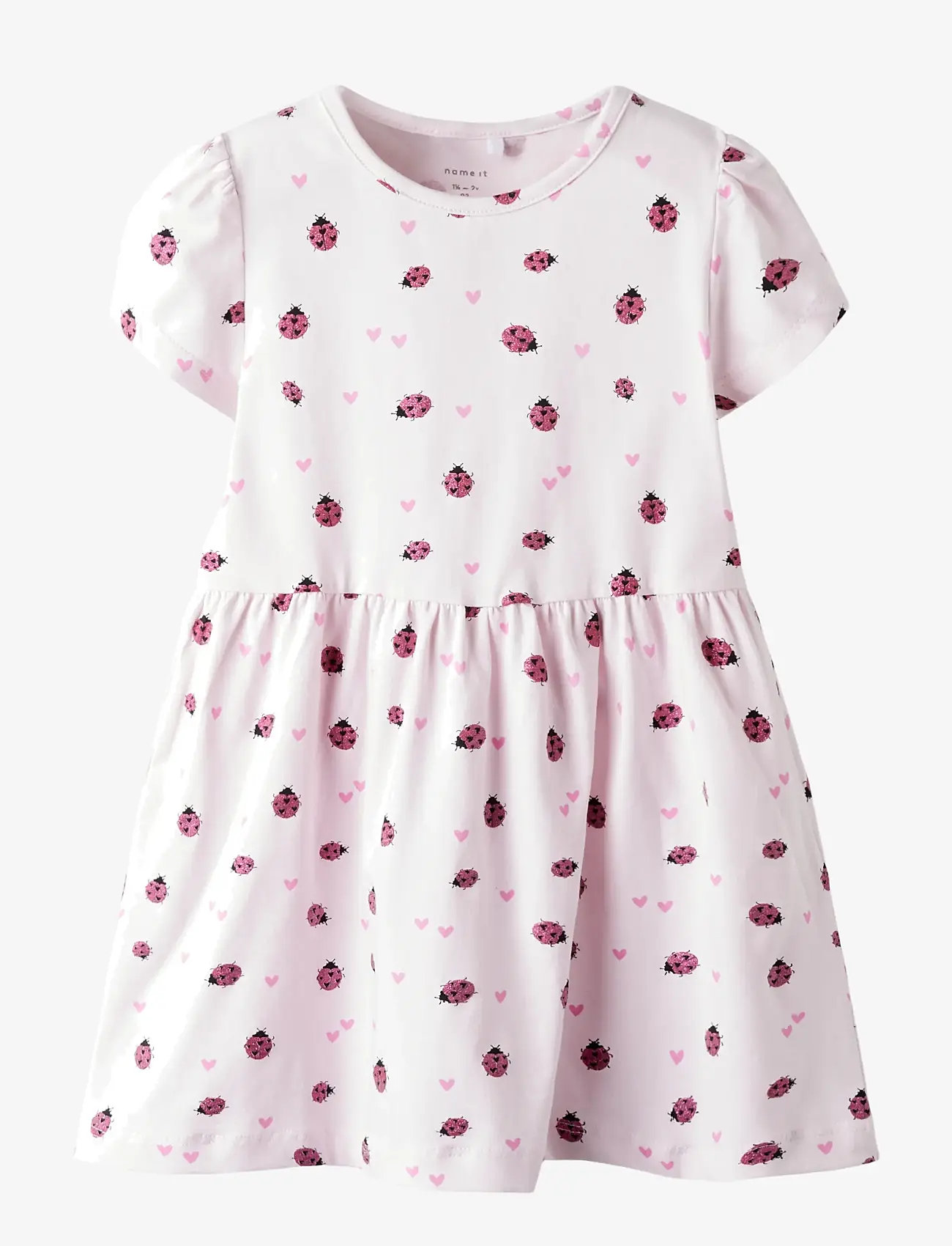 name it - NMFFILLA SS DRESS BOX  PB - kortærmede babykjoler - tender touch - 0