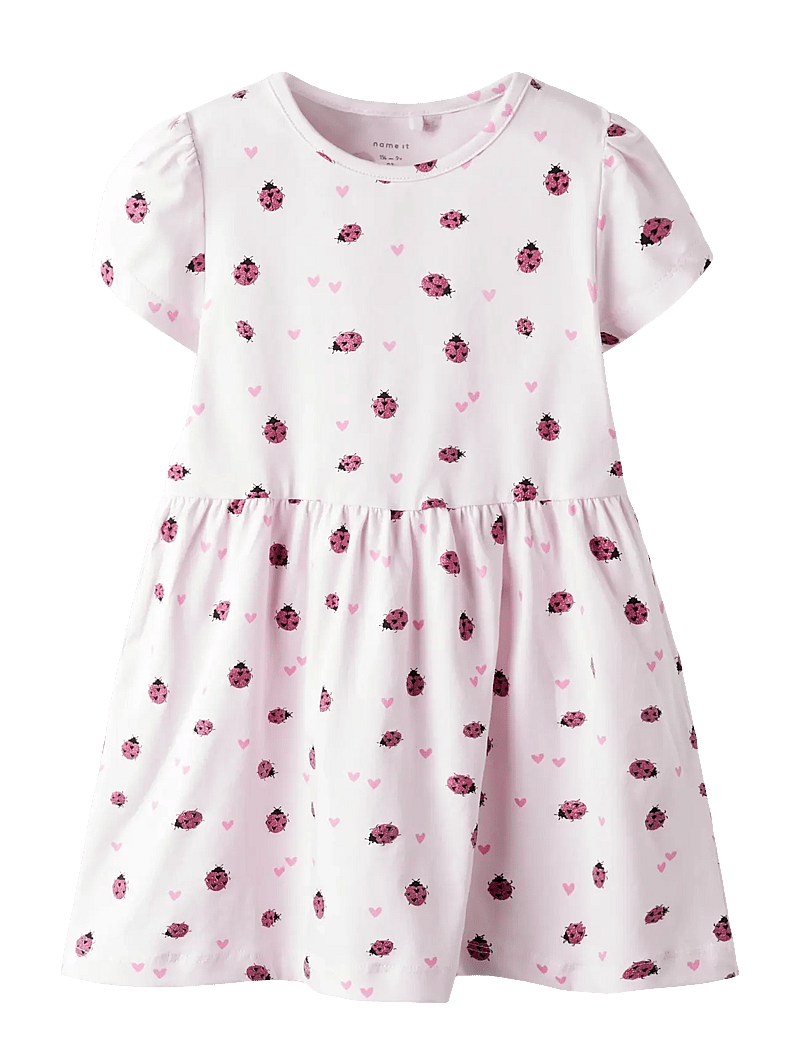 name it - NMFFILLA SS DRESS BOX PB - kortærmede babykjoler - tender touch - 0