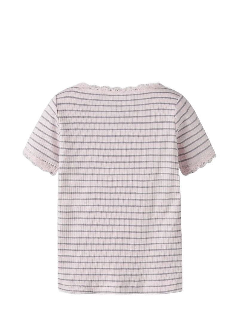 name it - NMFFENSINA SLIM SS TOP PB - kortærmede t-shirts - tender touch - 1