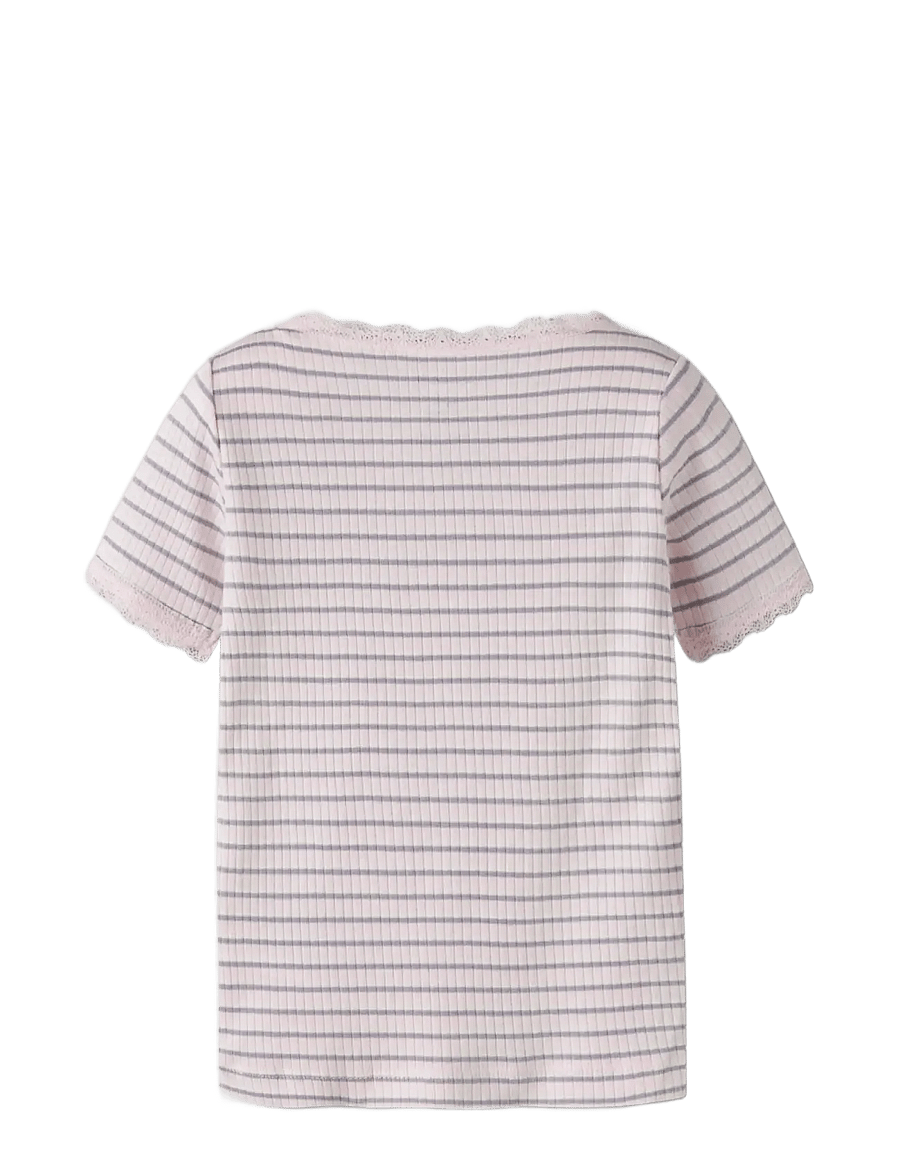 name it - NMFFENSINA SLIM SS TOP PB - lühikeste varrukatega t-särgid - tender touch - 1