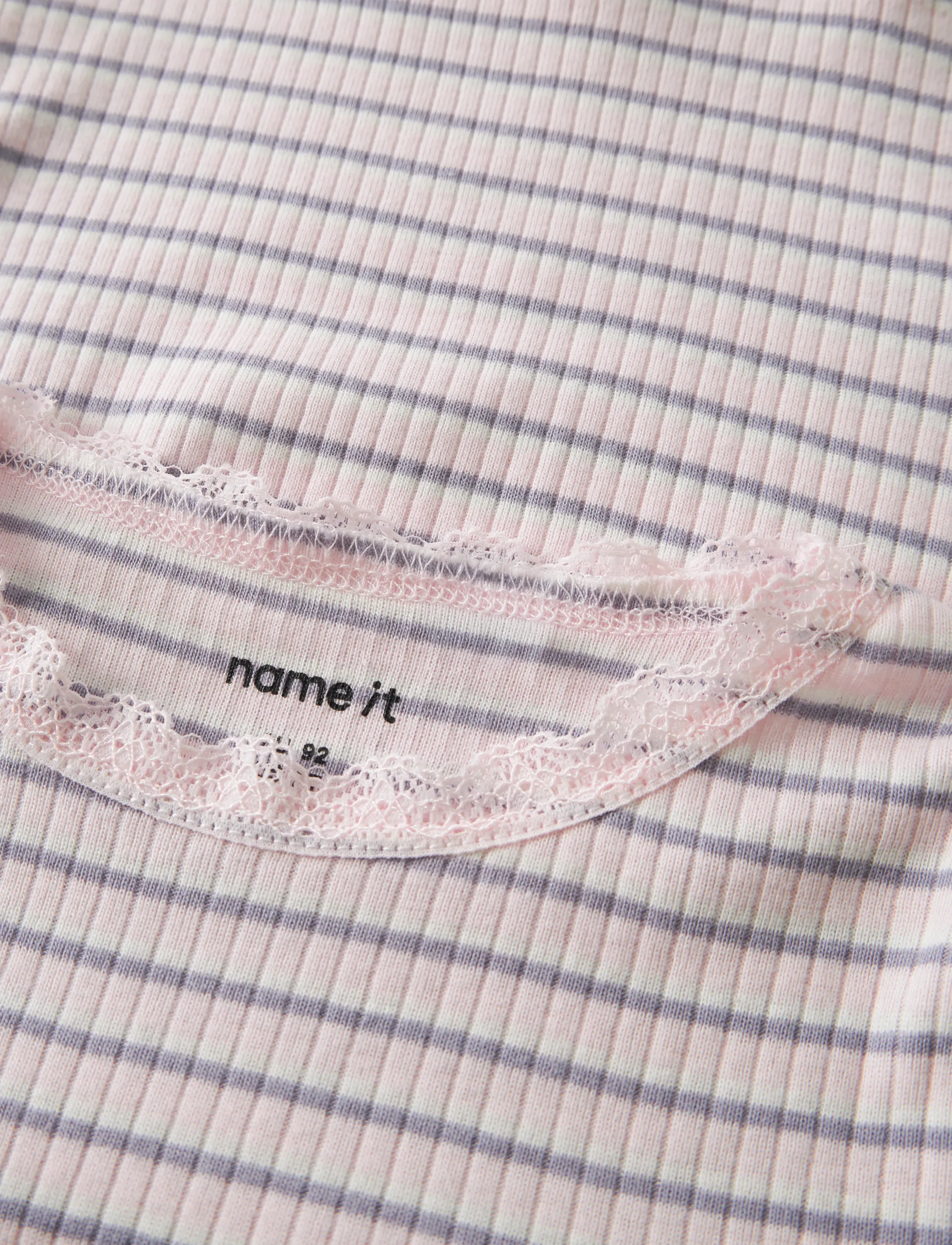 name it - NMFFENSINA SLIM SS TOP PB - short-sleeved t-shirts - tender touch - 2