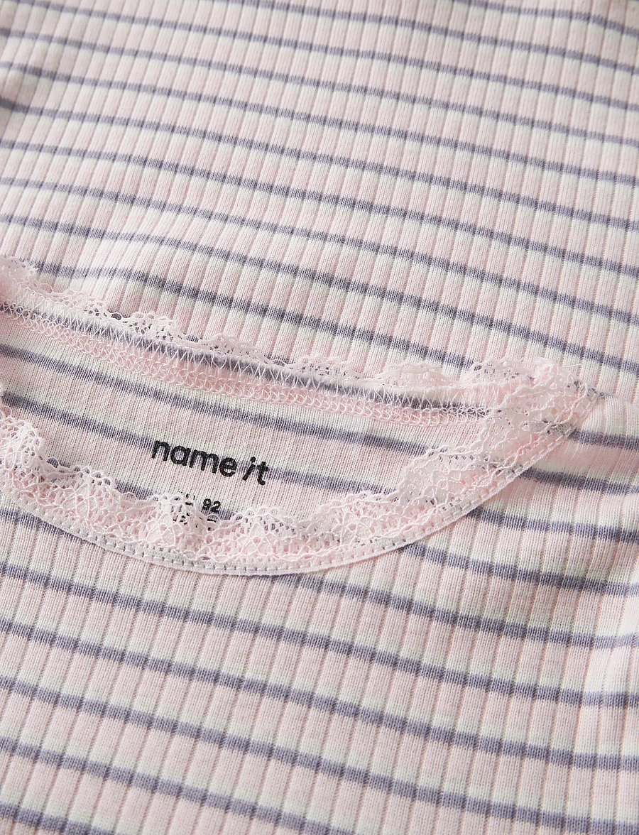 name it - NMFFENSINA SLIM SS TOP PB - lühikeste varrukatega t-särgid - tender touch - 2