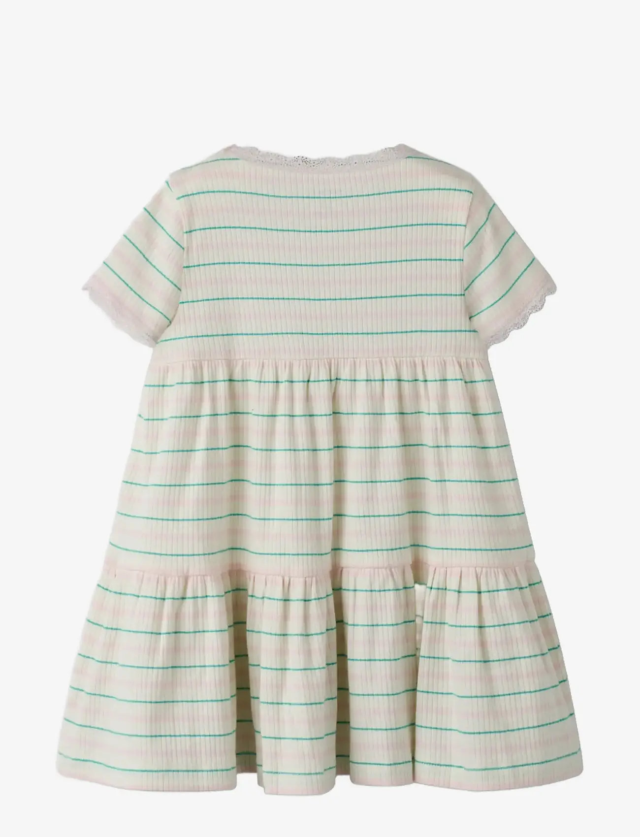 name it - NMFFENSINA SS DRESS PB - kortærmede babykjoler - gardenia - 1