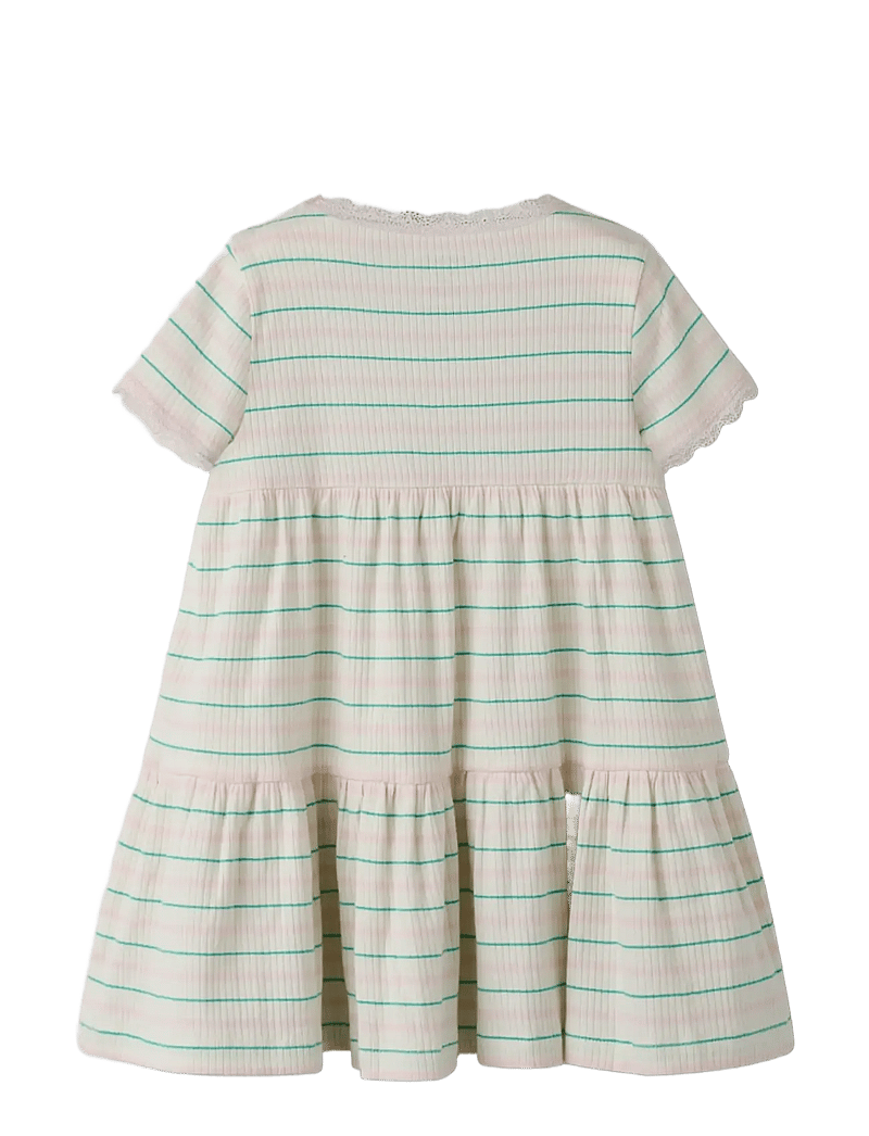 name it - NMFFENSINA SS DRESS PB - lühikeste varrukatega beebi kleidid - gardenia - 1