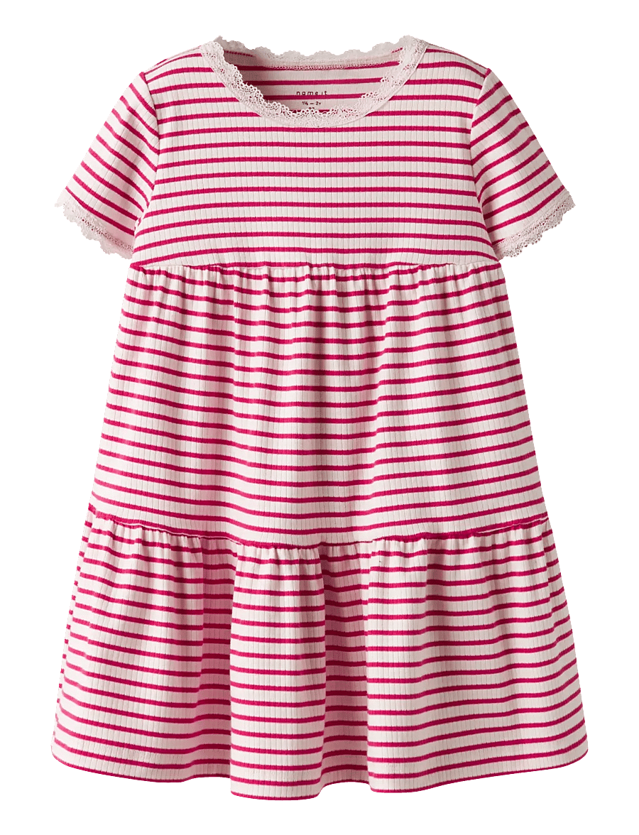 name it - NMFFENSINA SS DRESS PB - kortærmede babykjoler - love potion - 0