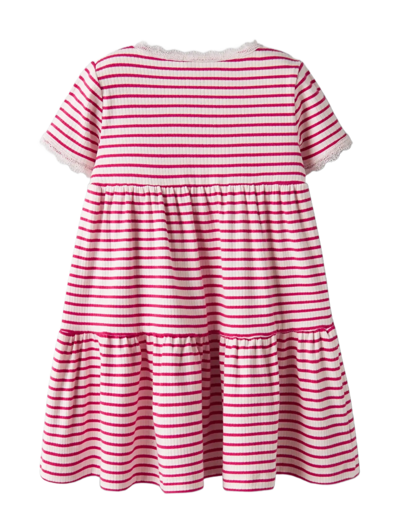 name it - NMFFENSINA SS DRESS PB - kurzärmelige babykleider - love potion - 1