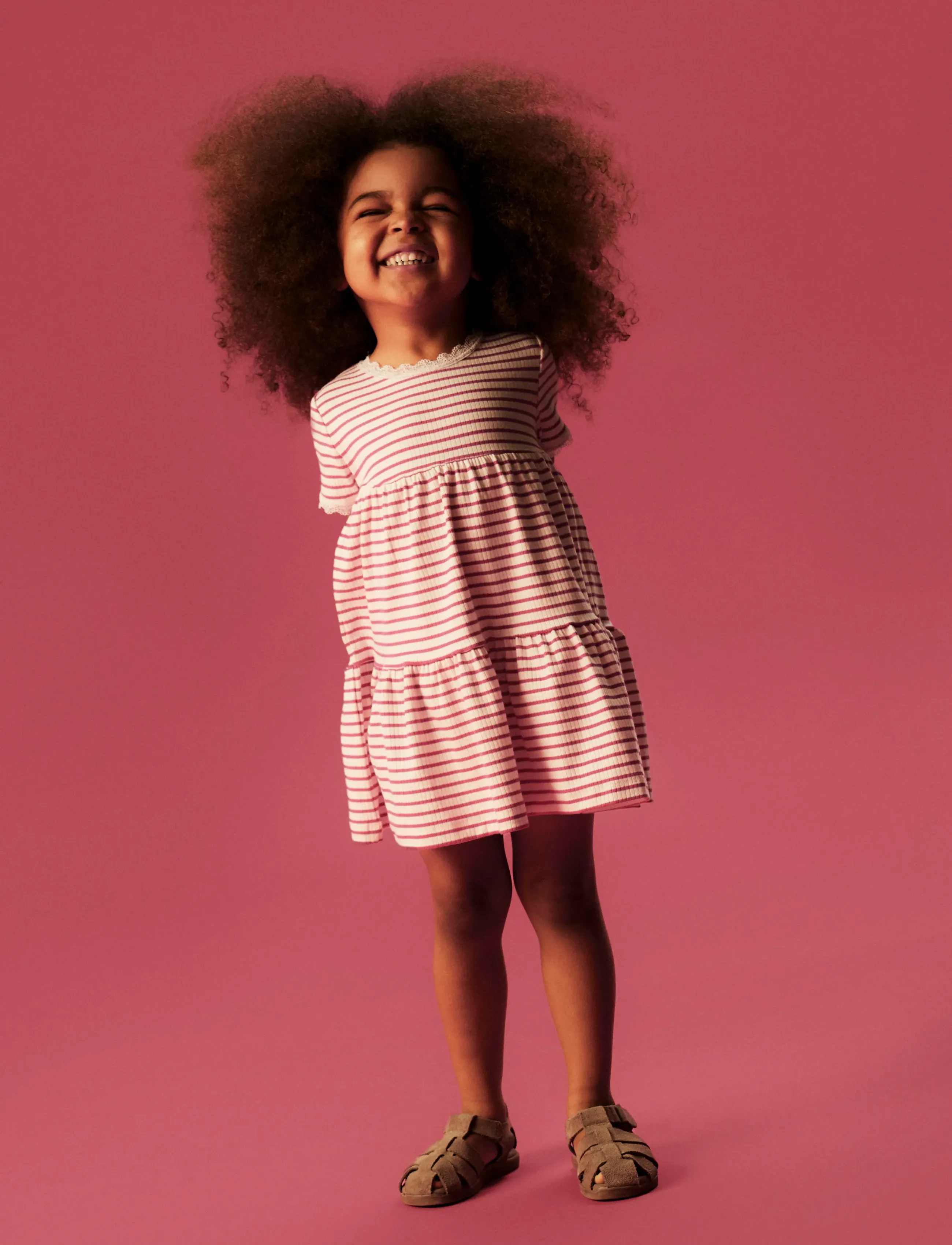 name it - NMFFENSINA SS DRESS PB - kurzärmelige babykleider - love potion - 2