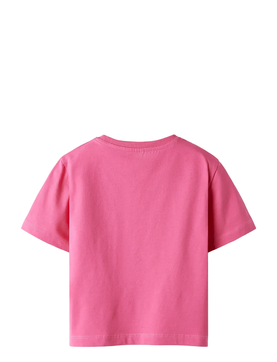 name it - NMFJANEY SS NREG TOP BOX PB - kurzärmelige - fandango pink - 1