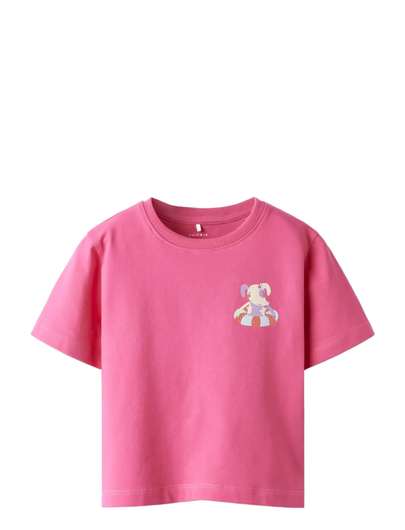 name it - NMFJANEY SS NREG TOP BOX  PB - kurzärmelige - fandango pink - 2