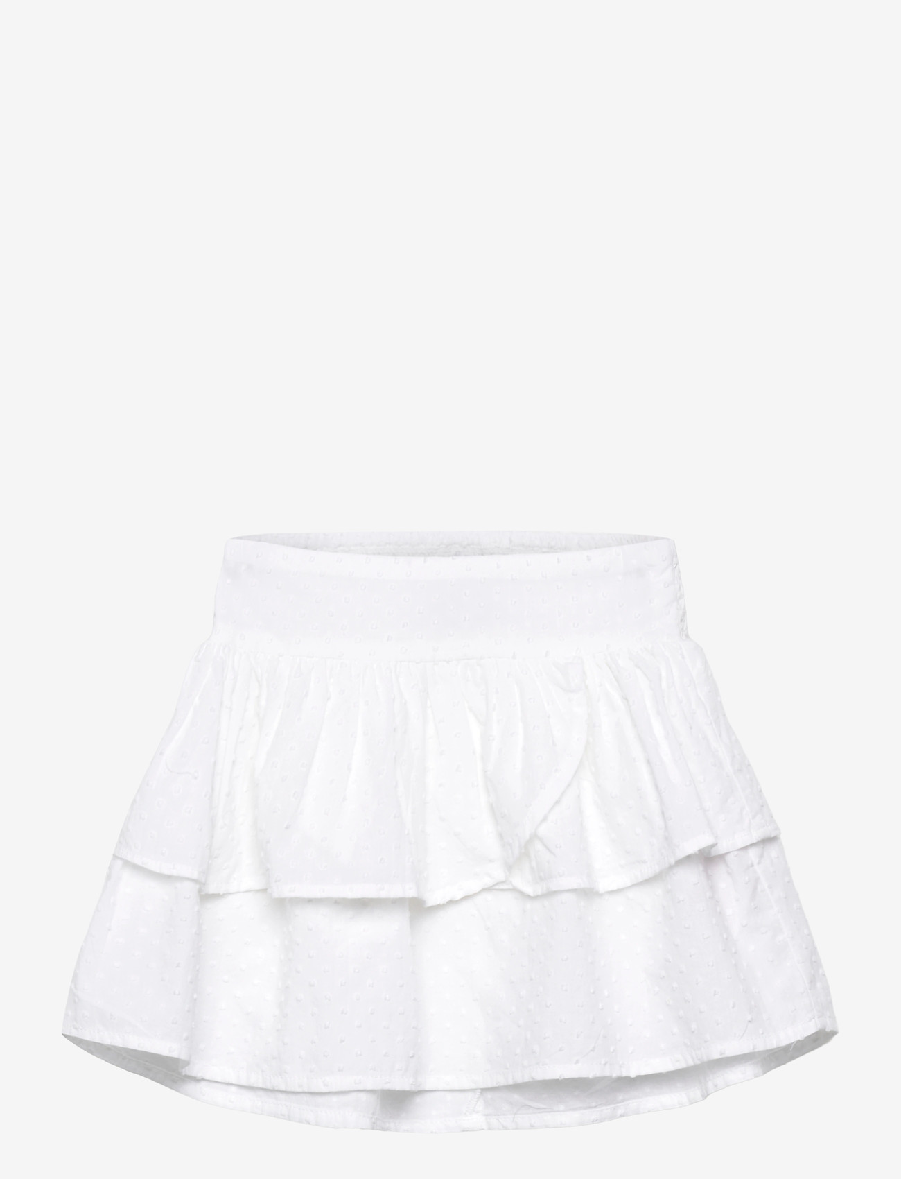 name it - NMFJUSA SKIRT PB - miniseelikud - bright white - 0