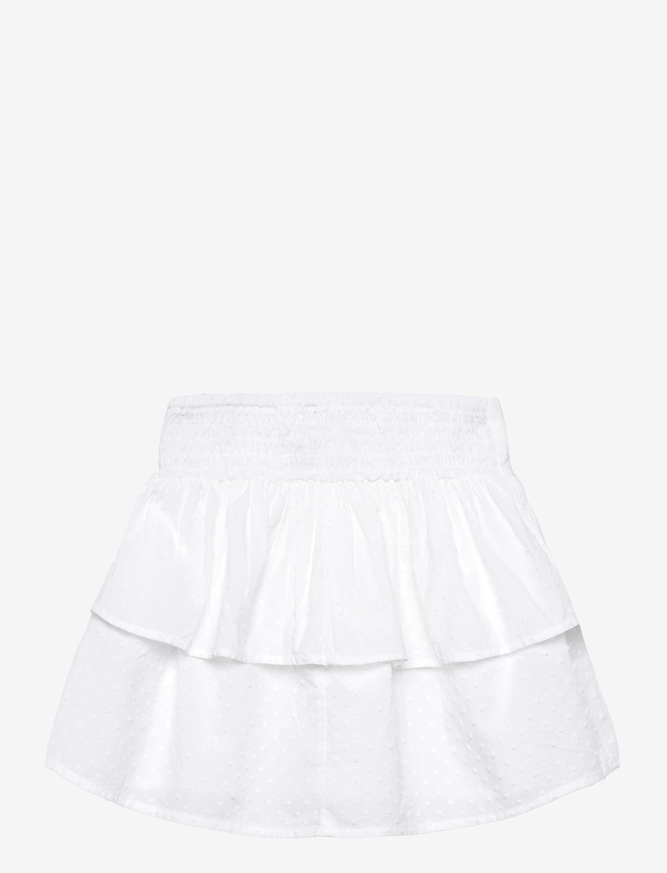 name it - NMFJUSA SKIRT PB - miniseelikud - bright white - 1