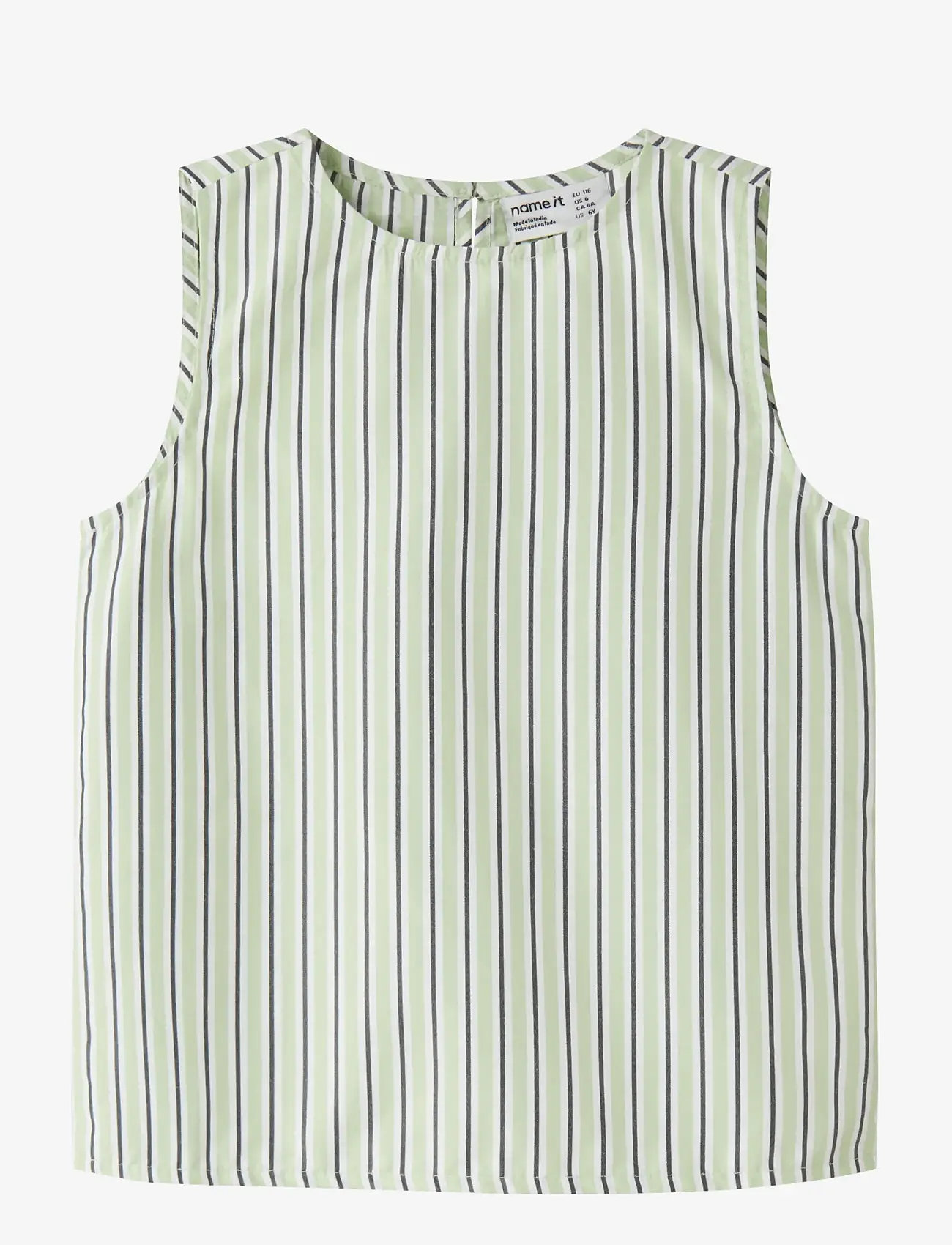 name it - NMFHELENE SL TOP BOX PB - pluusid ja tuunikad - patina green - 0