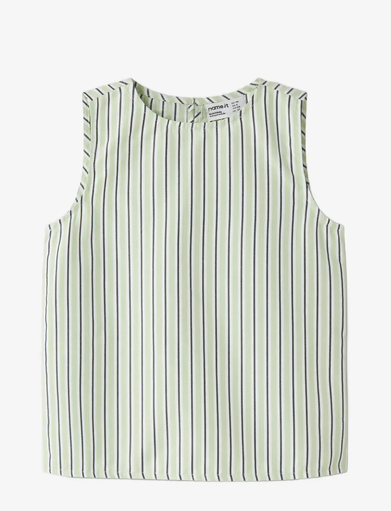 name it - NMFHELENE SL TOP BOX PB - pluusid ja tuunikad - patina green - 2