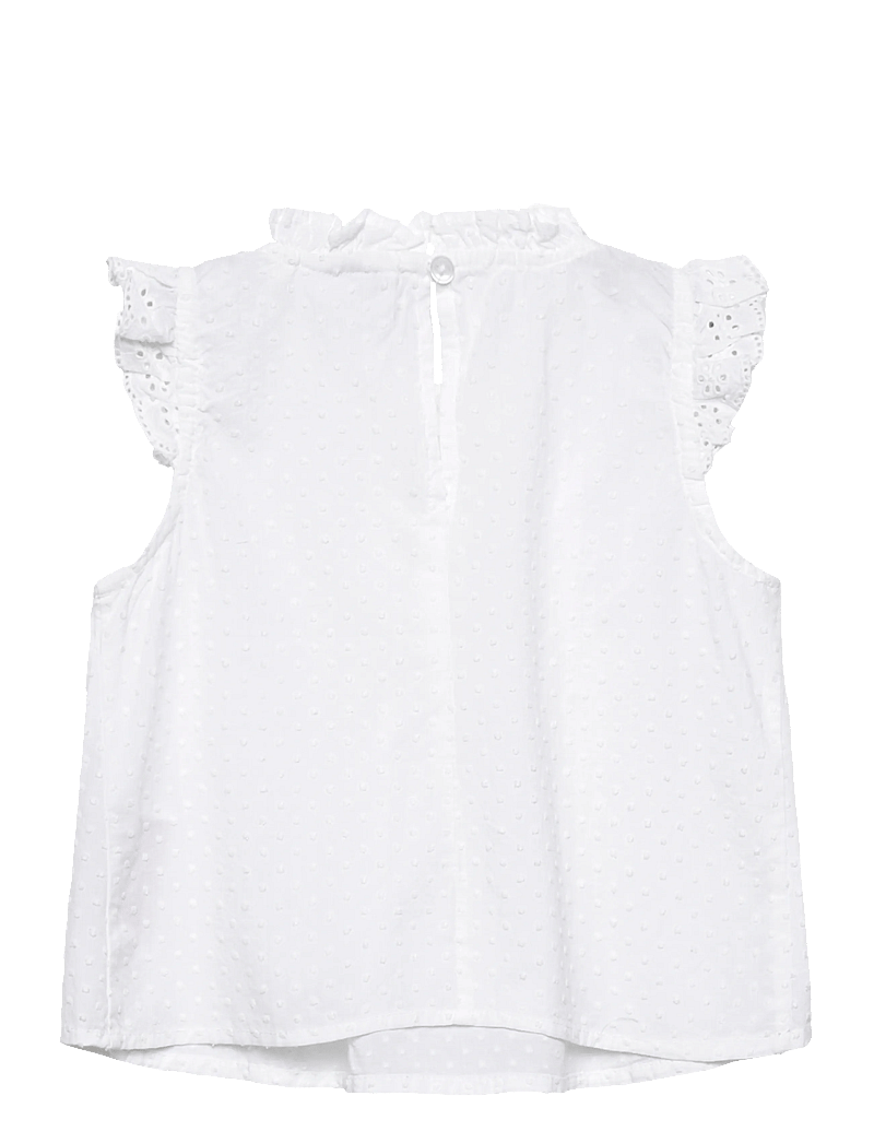 name it - NMFJUSA SL TOP PB - blusen & tuniken - bright white - 1