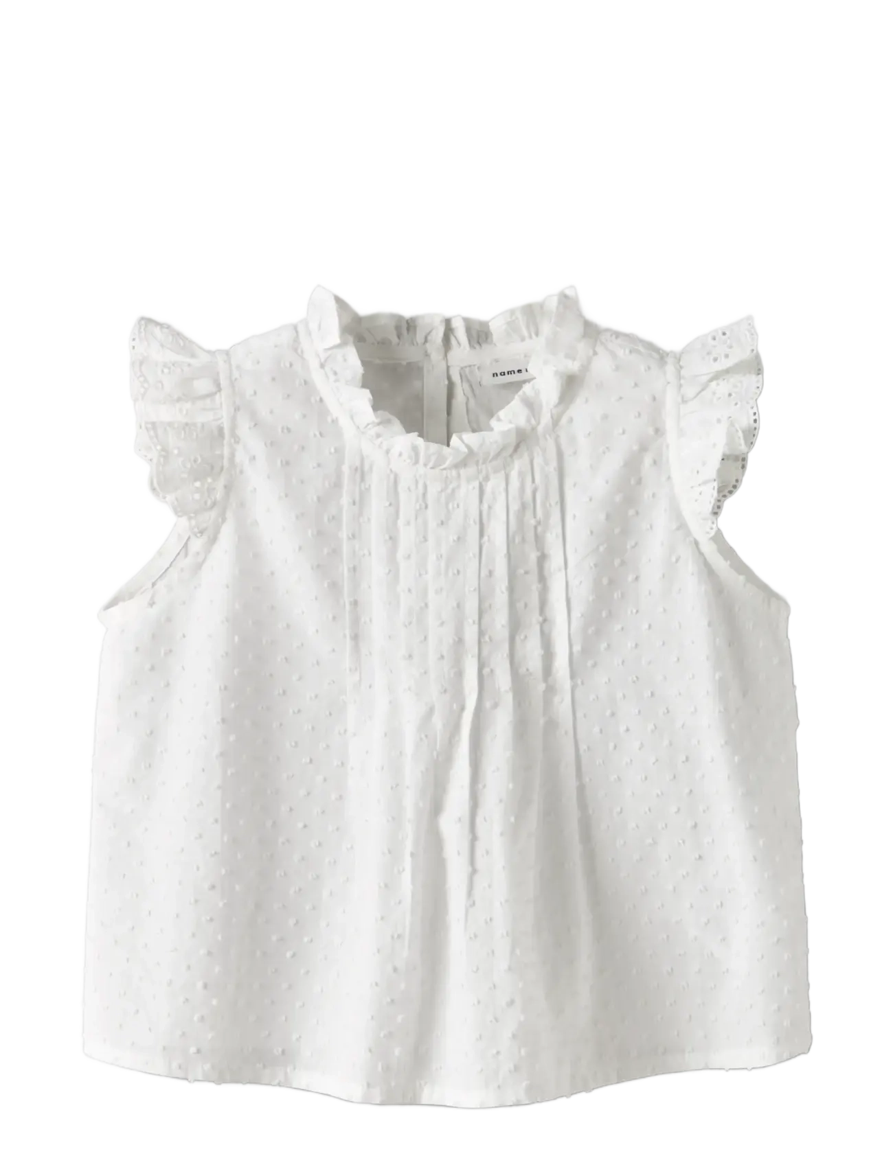 name it - NMFJUSA SL TOP PB - palaidinės ir tunikos - bright white - 2