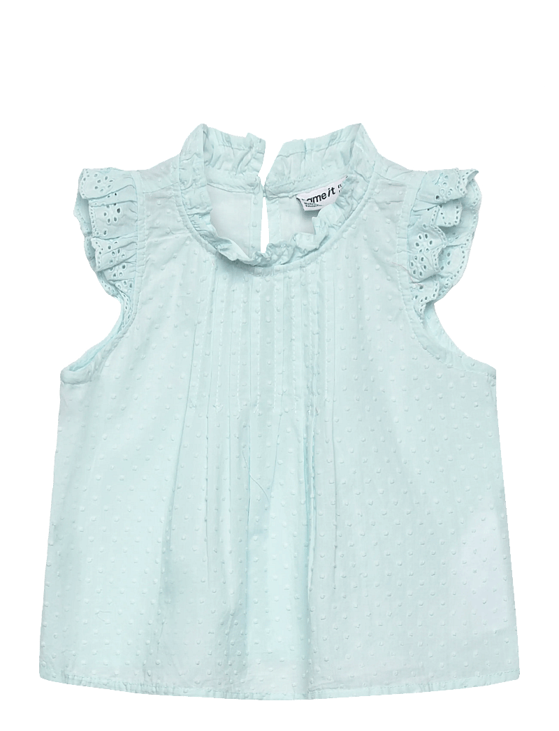 name it - NMFJUSA SL TOP PB - blusen & tuniken - delicate blue - 0