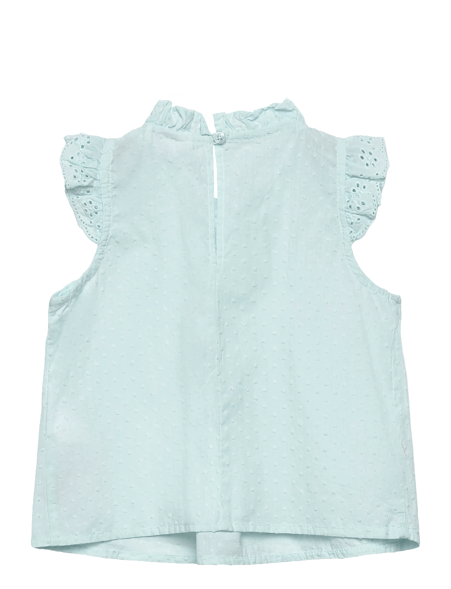 name it - NMFJUSA SL TOP PB - blūzes un tunikas - delicate blue - 1