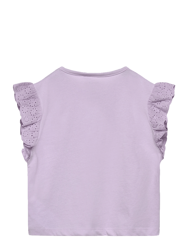 name it - NMFHAZEL CAPSL SH NREG TOP PB - kortærmede t-shirts - orchid petal - 1
