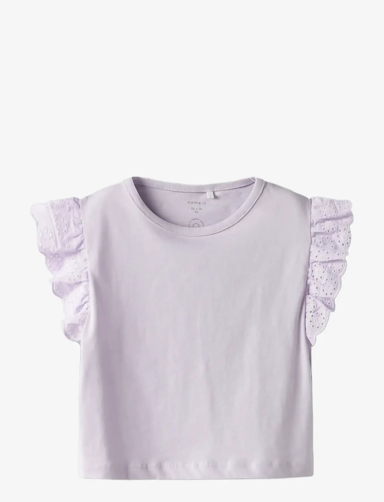 name it - NMFHAZEL CAPSL SH NREG TOP PB - kortærmede t-shirts - orchid petal - 2