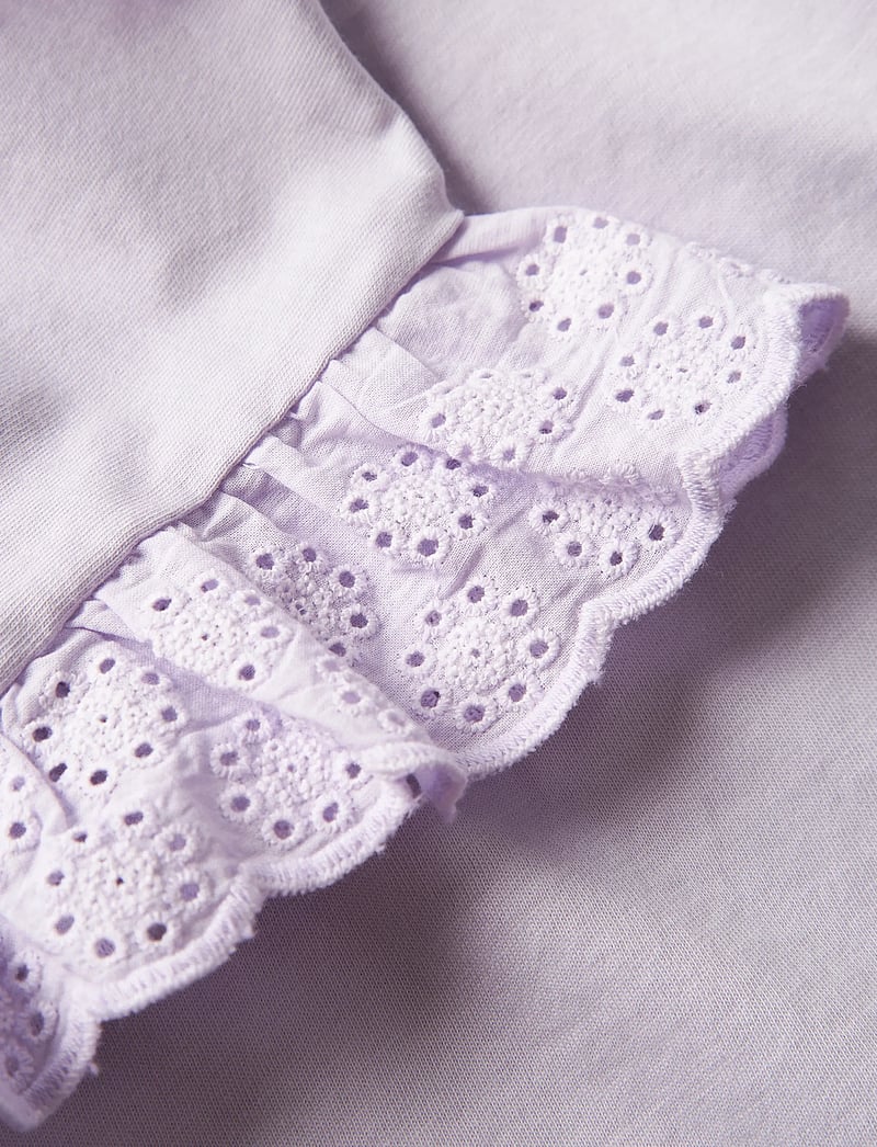 name it - NMFHAZEL CAPSL SH NREG TOP PB - kortærmede t-shirts - orchid petal - 3