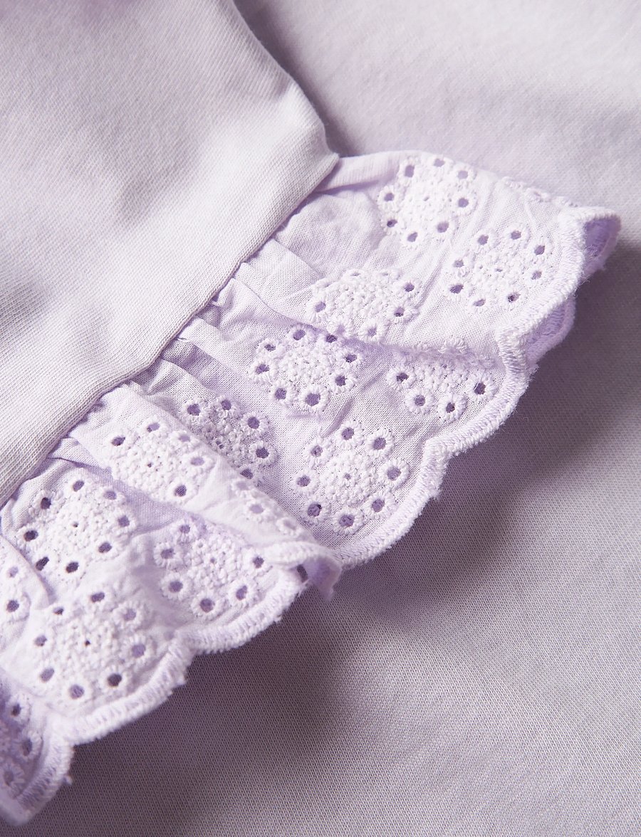 name it - NMFHAZEL CAPSL SH NREG TOP PB - kortærmede t-shirts - orchid petal - 3