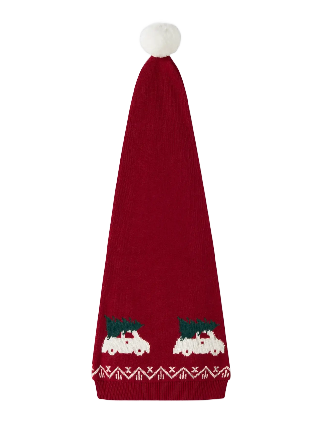 name it - NMNRISMAS KNIT HAT - wintermützen - red dahlia - 1