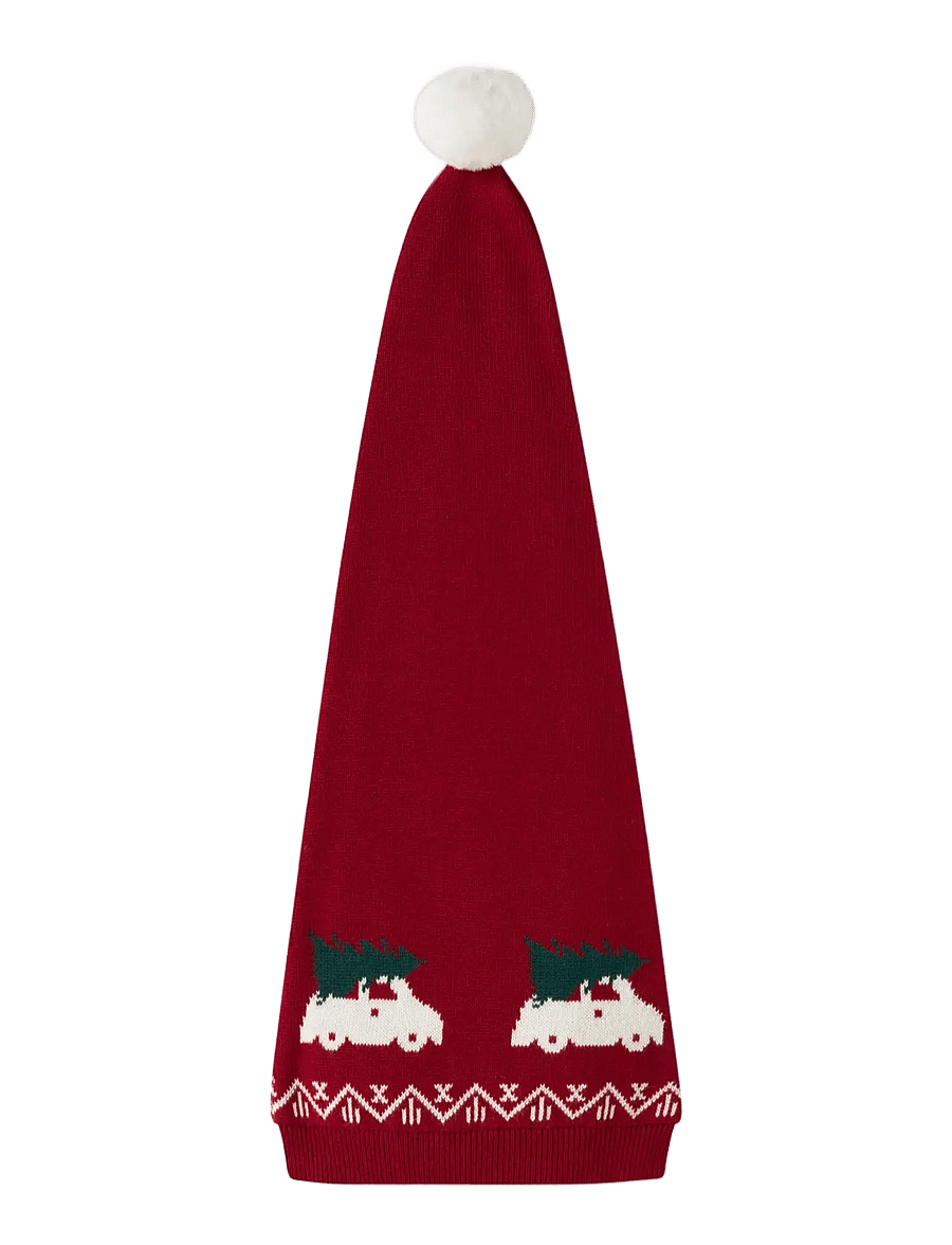 name it - NMNRISMAS KNIT HAT - wintermützen - red dahlia - 1