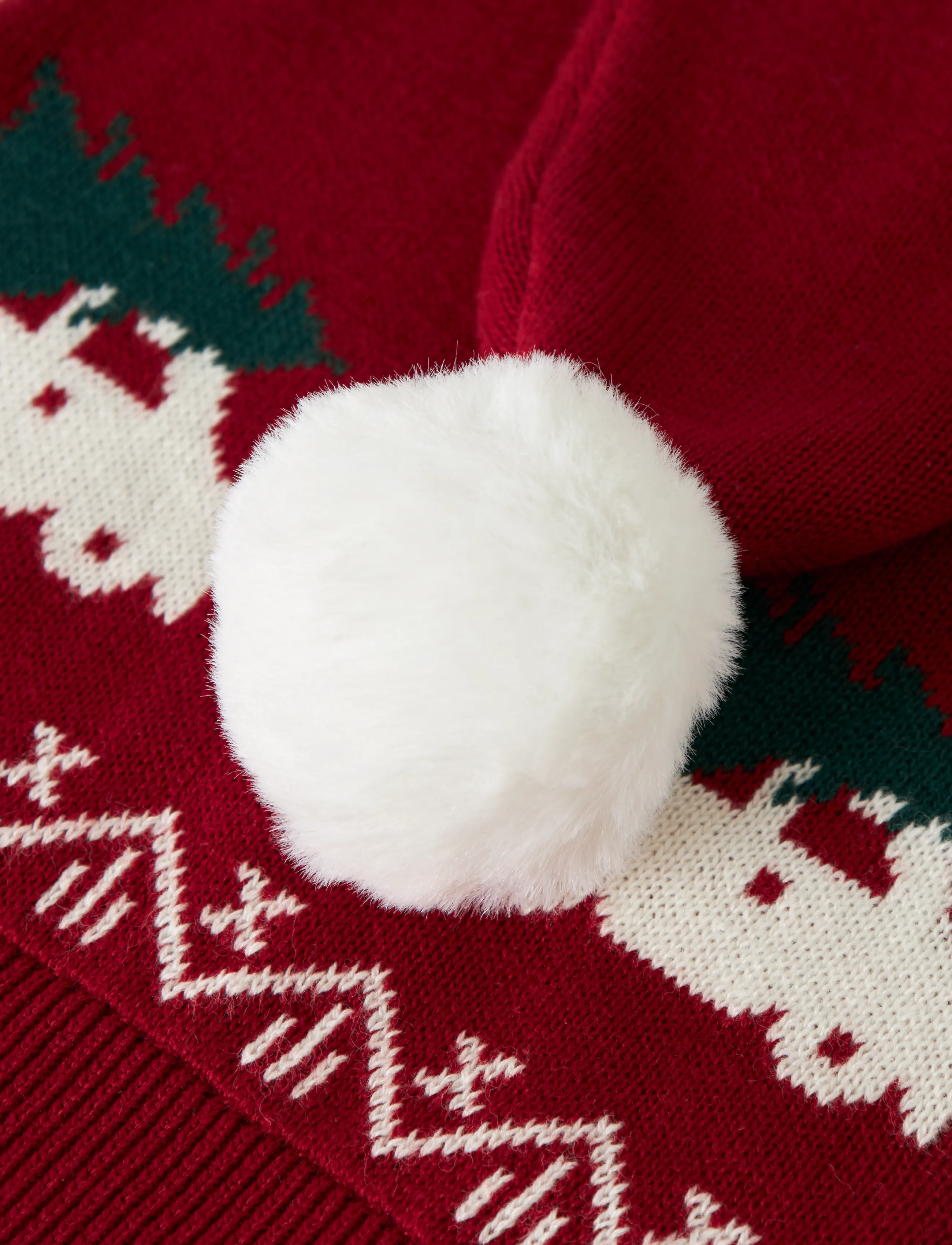 name it - NMNRISMAS KNIT HAT - wintermützen - red dahlia - 3