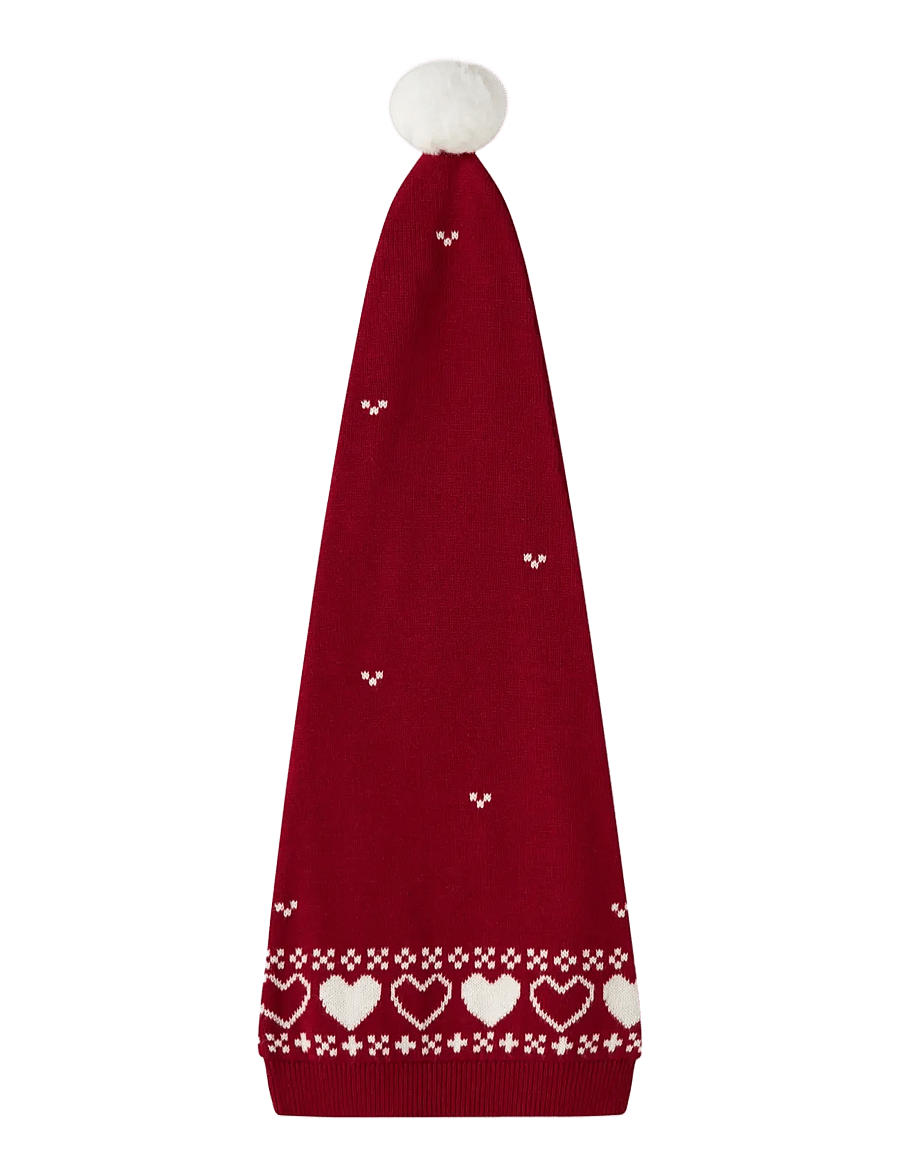 name it - NMNRISMAS KNIT HAT - wintermützen - red dahlia - 1