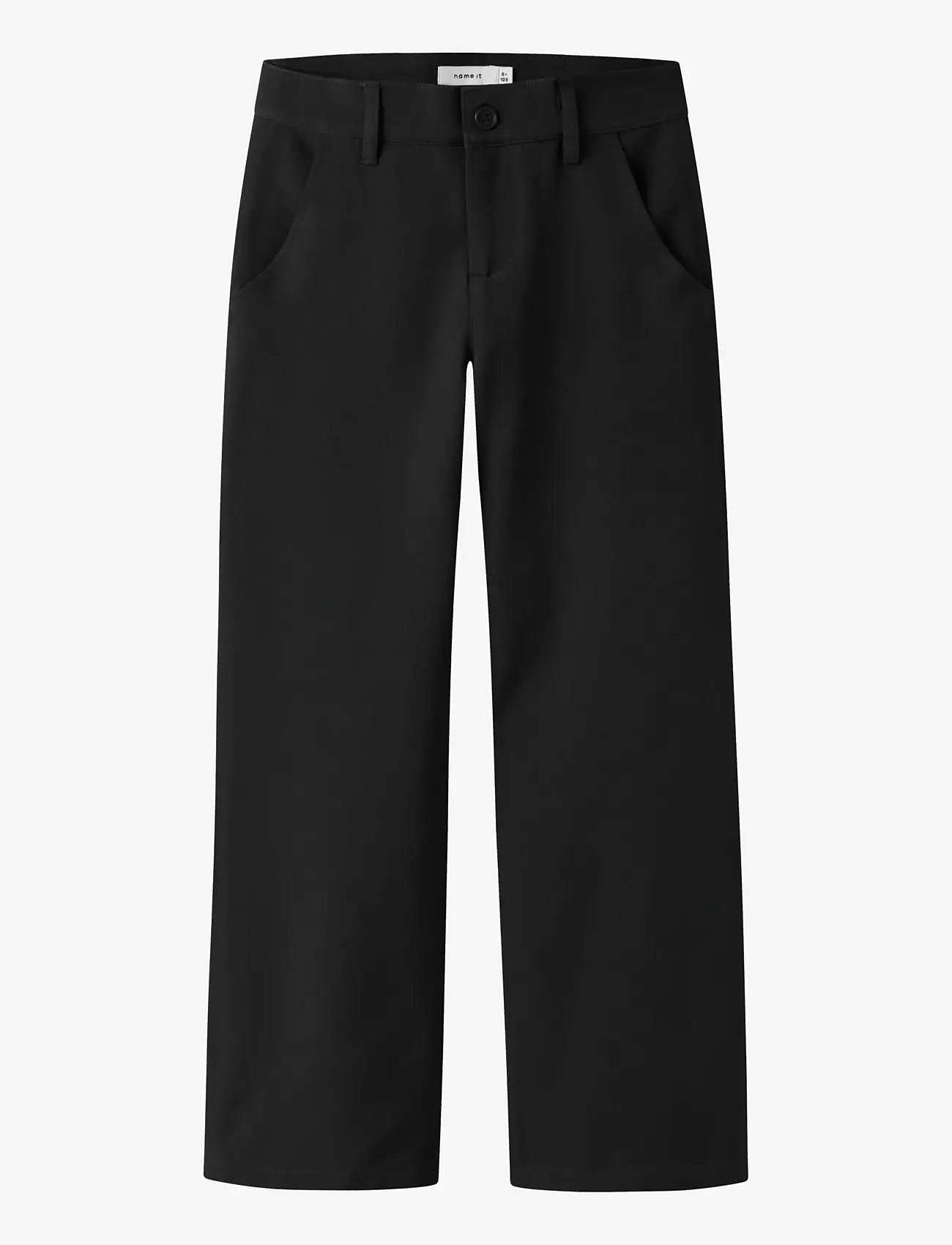 name it - NKFTENRON WIDE PANT - bukser - black - 1