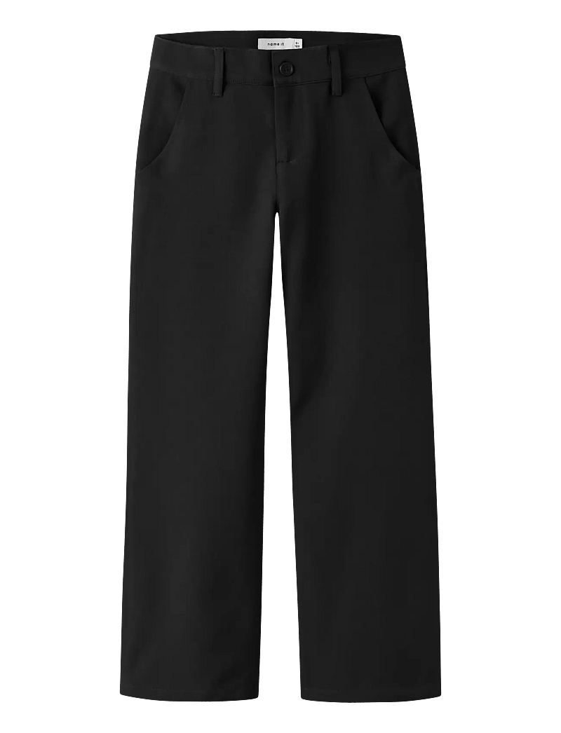 name it - NKFTENRON WIDE PANT - bukser - black - 1