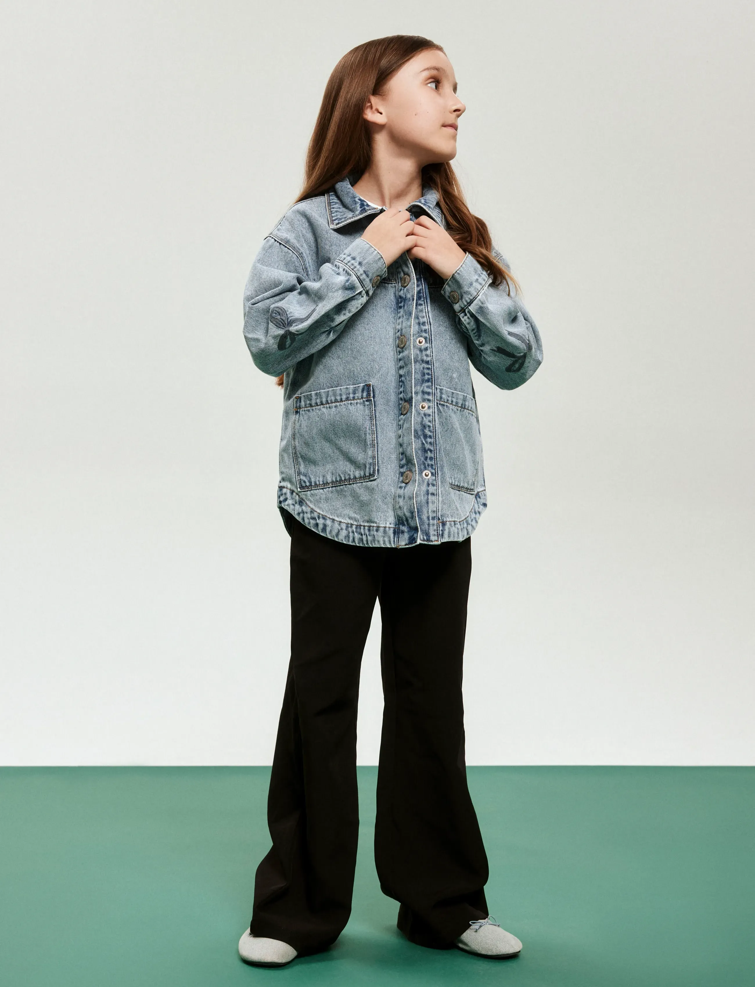name it - NKFTENRON WIDE PANT - osta vanuse järgi - black - 3