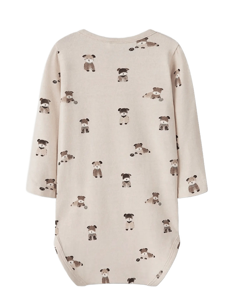 name it - NBMTUSHER LS BODY - langärmelig - peyote melange - 1